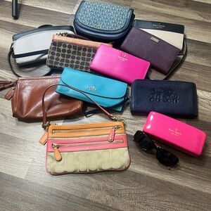 ❌SOLD❌ 11 Pc Lot Coach Lot, Kate Spade, MK Bag, Wallets & Wristlet Bundle (READ)